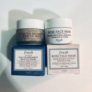 FRESH Face Mask Duo - Rose & Lotus